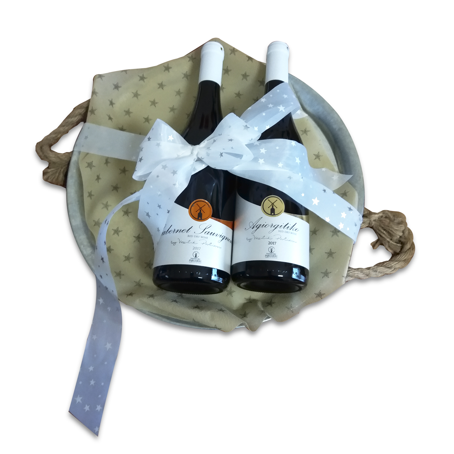 Μεταλλικό Δίσκος 2 Φιάλες